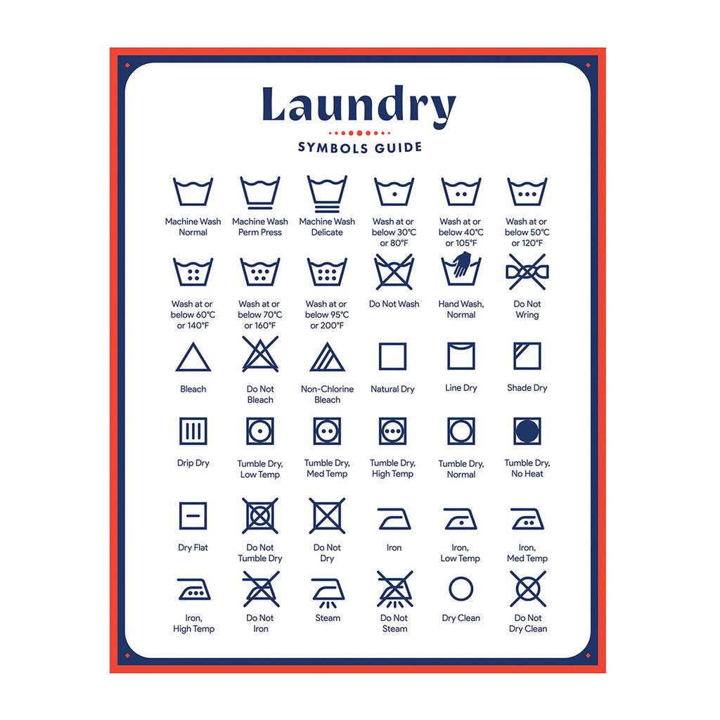 A Complete Guide to Laundry Symbols