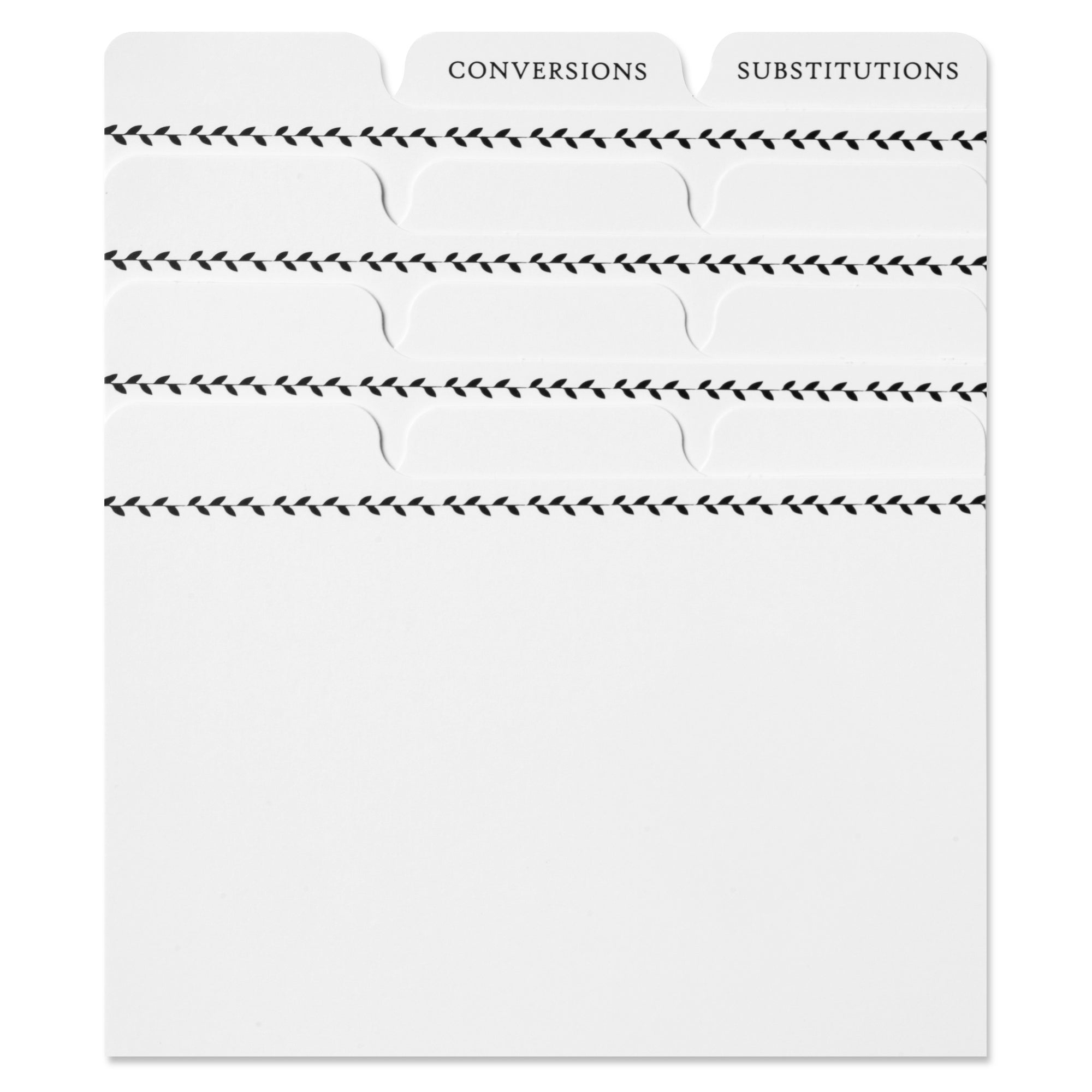 Weatherbee 4x6 Recipe Dividers (Set of 24) - Cooks