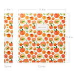 Recipe Binder Kit 8.5x11 (Peach Dream) - Full-Page with Clear Protective Sleeves and Color Printing Paper for Family Recipes