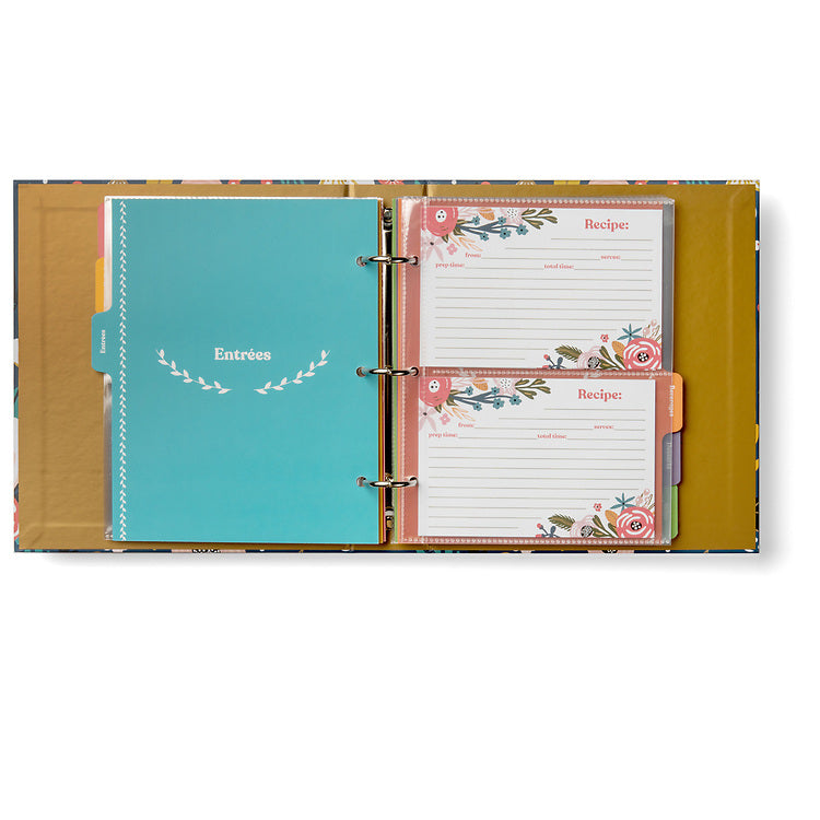 Recipe Binder Protective Sleeves - 10 Single-Pocket 9.5" x 8.5" Sleeves for Classic-Size Binder