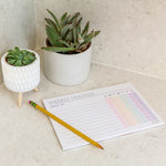 Weekly Habit Tracker Notepad (Pastel)