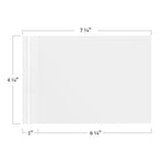 Photo Sleeves 4" x 6" | Set of 200 Resealable Clear Sleeves