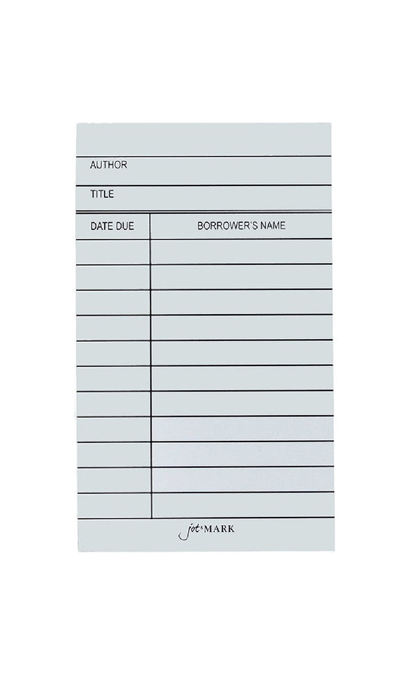 Library Card Printable