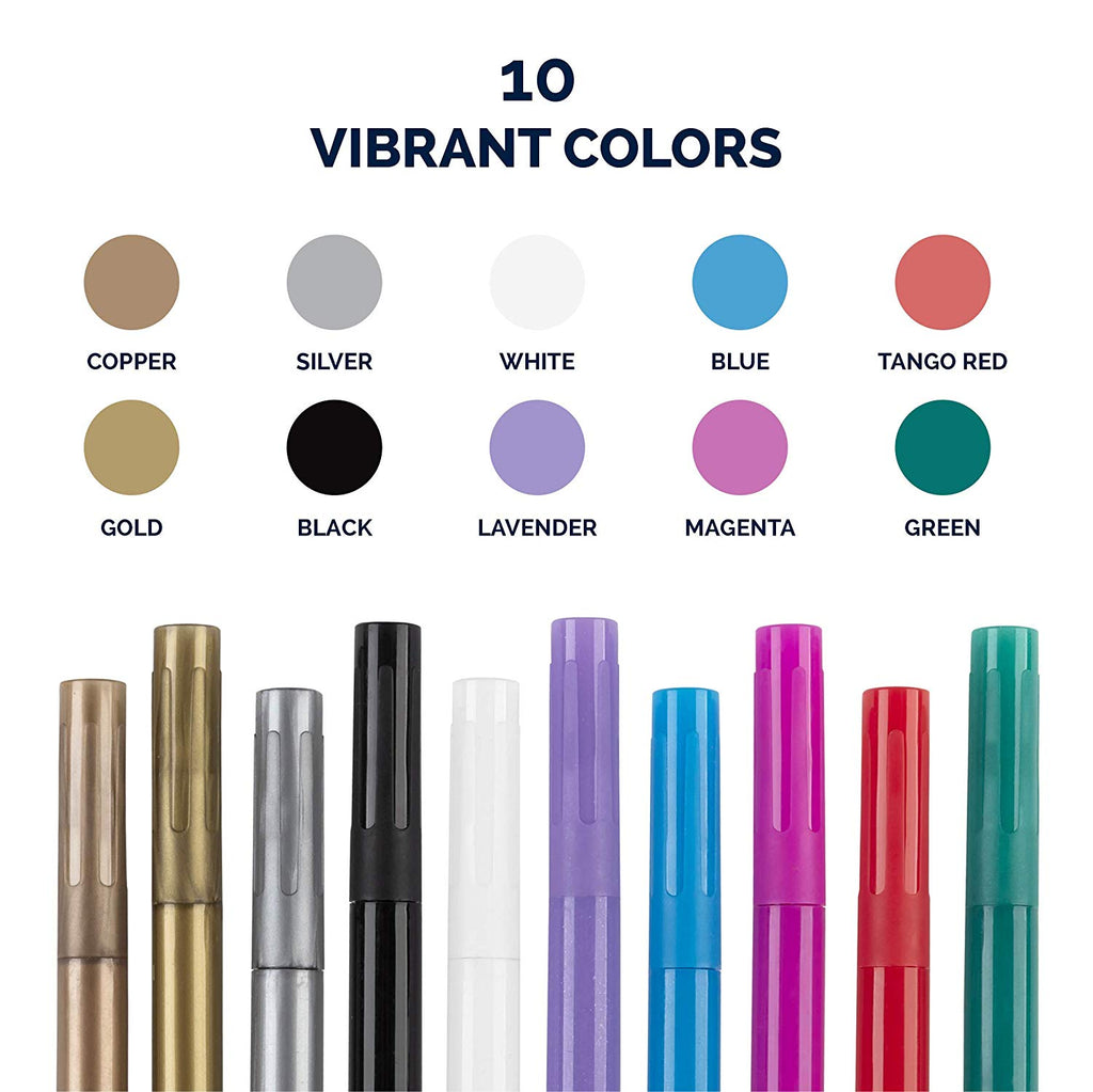 Wine Glass Markers Erasable, Write on Glass and Customize Stemware f Jot & Mark