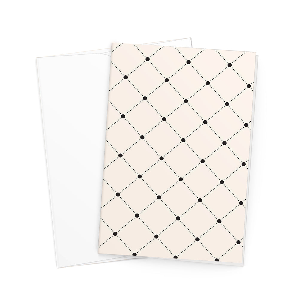 Blank Greeting Cards Set (10 Cards and Envelopes) - Dots