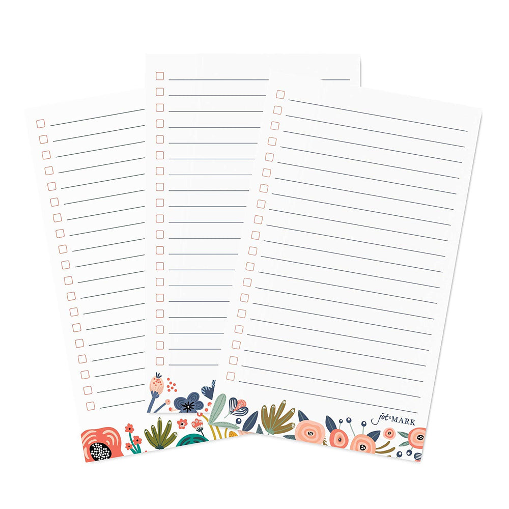 Floral To-Do Cards (Pack of 75)