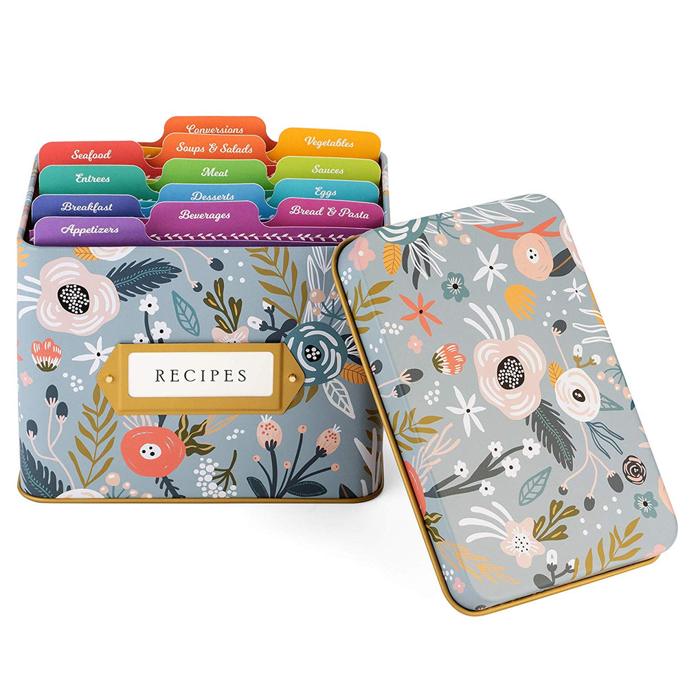 index card recipe binder Recipe Tin Kit