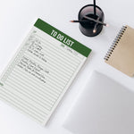 To Do List Magnetic Notepad 5.5" x 8.5" - Green (50 Sheets)