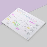 Monthly Planner Desk Size (Pastel)