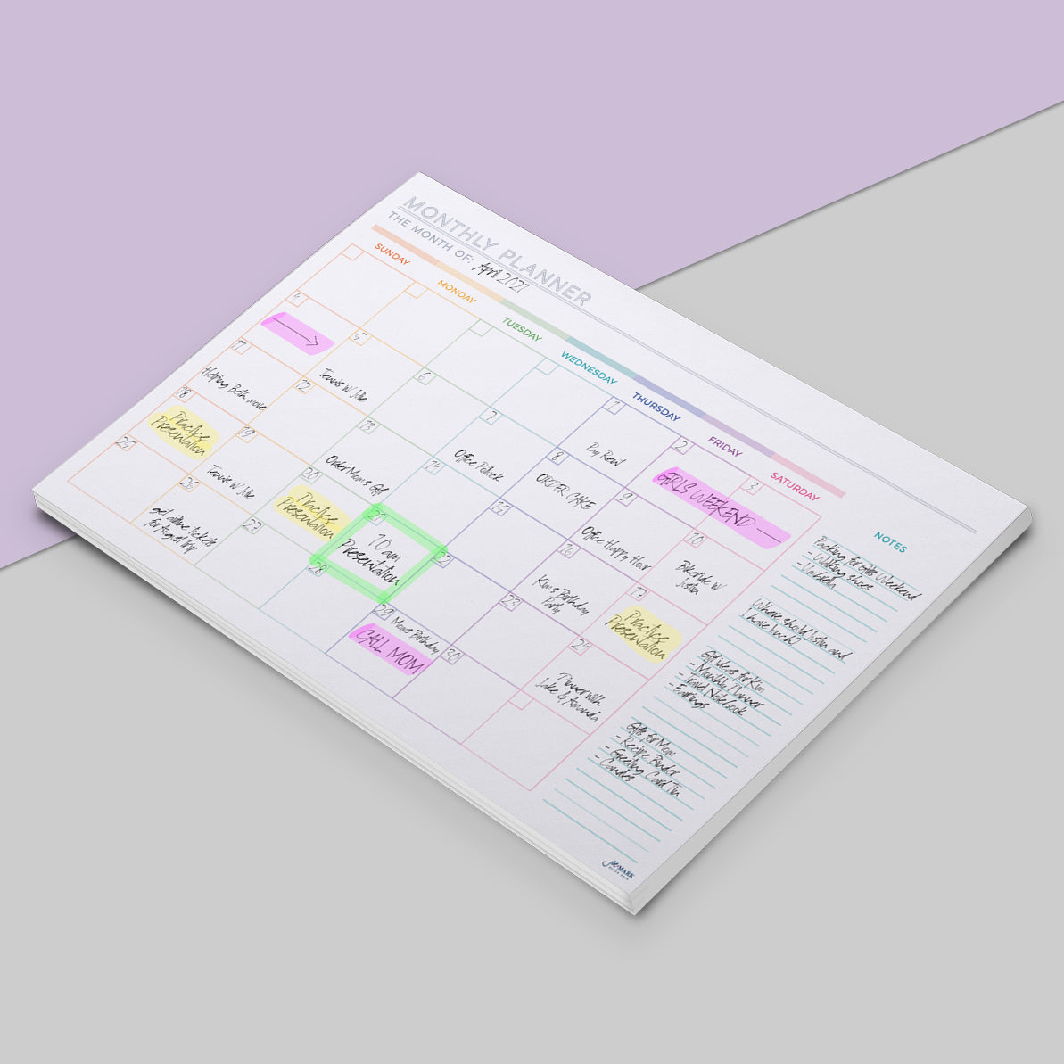 The Planner sizes I use and why