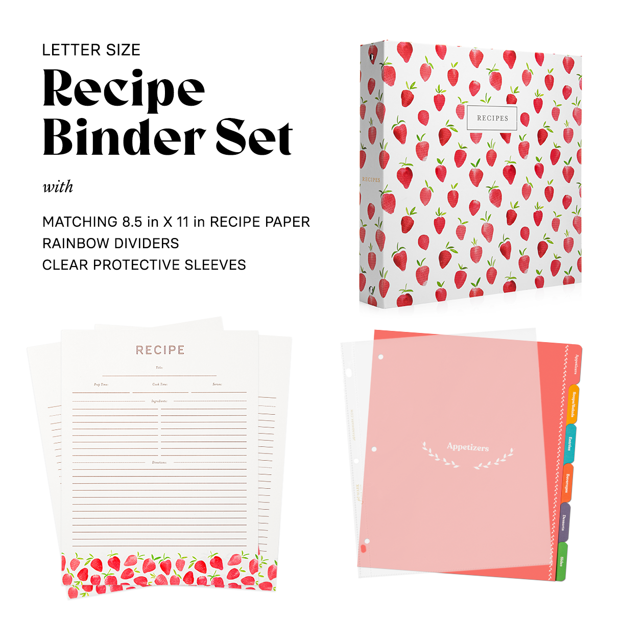 6 x9 Fresh Greens Hardcover Recipe Binder, Blank Recipe Binder to Write in Your  Own Recipes, Recipe Binder, Recipe Book Blank, Recipe Notebook, Cookbook  Binder, Recipe Journal, Blank Cookbook 