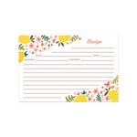 Recipe Cards (4x6") - Summer Citrus (Pack of 50)