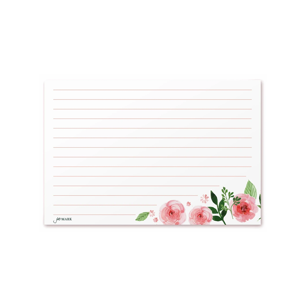 Recipe Cards (4x6") - Pink Peonies (Pack of 50)