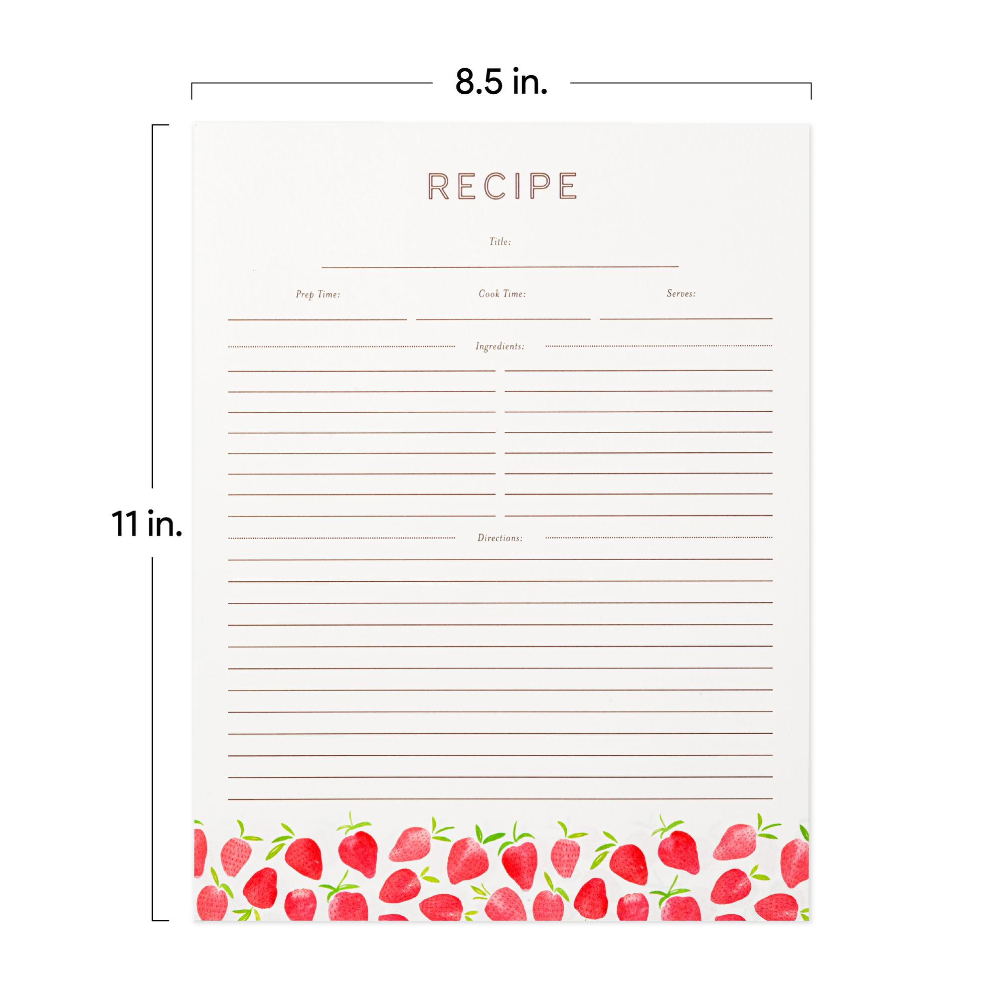 Recipe Tin - Garden Floral – Jot & Mark