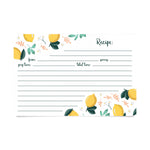 Recipe Cards (4x6")- Lemon Zest (Pack of 50)