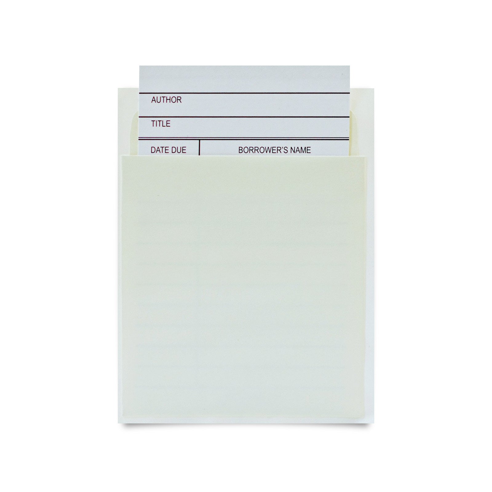 Library Book Card and Pocket Holder Kit for Catalogs and Checkouts (100 Pairs) Library Book Card and Pocket Holder Kit for Catalogs and Checkouts (100 Pairs)
