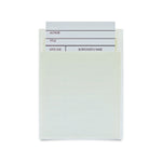 Library Book Card and Pocket Holder Kit for Catalogs and Checkouts (100 Pairs)
