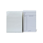 Library Book Card and Pocket Holder Kit for Catalogs and Checkouts (100 Pairs)