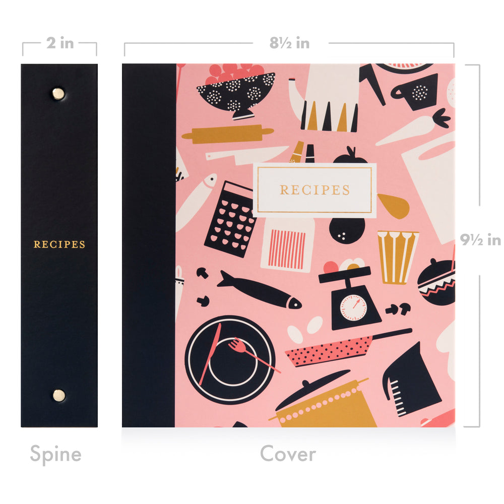 Recipe Binder Kit - Recipe Binder, Recipe Cards, Dividers, Sleeves Jot & Mark Recipe Binder Kit - Recipe Binder, Recipe Cards, Dividers, Sleeves Jot & Mark