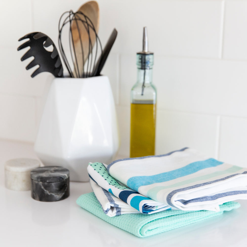 Blue Kitchen Dish Towels