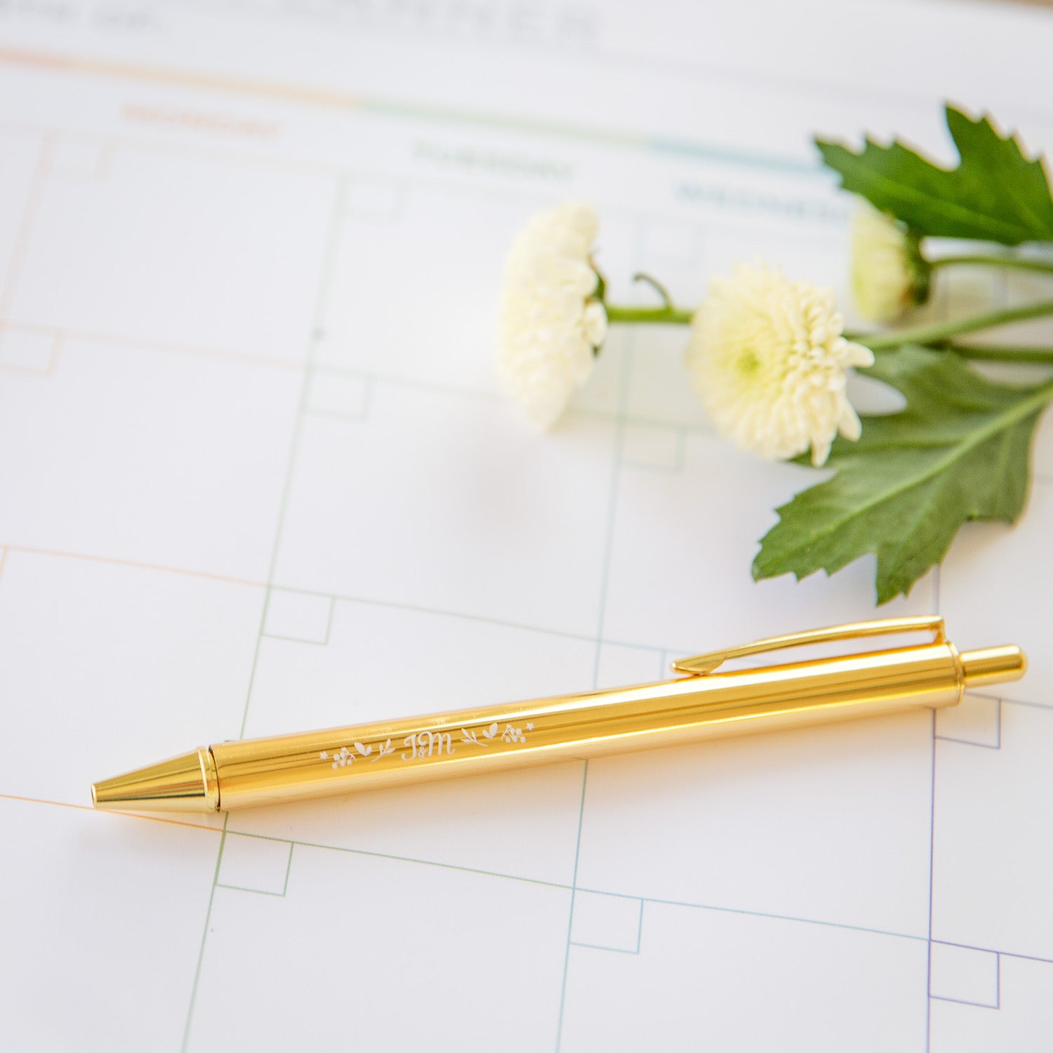 Metallic Variety Pen Set Gold, Silver, Rose Gold Pens in Foil