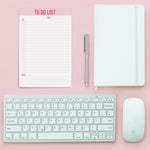 Pastel To Do List Magnetic Notepad 5.5" x 8.5" (3 Pack) Pink, Purple, Teal