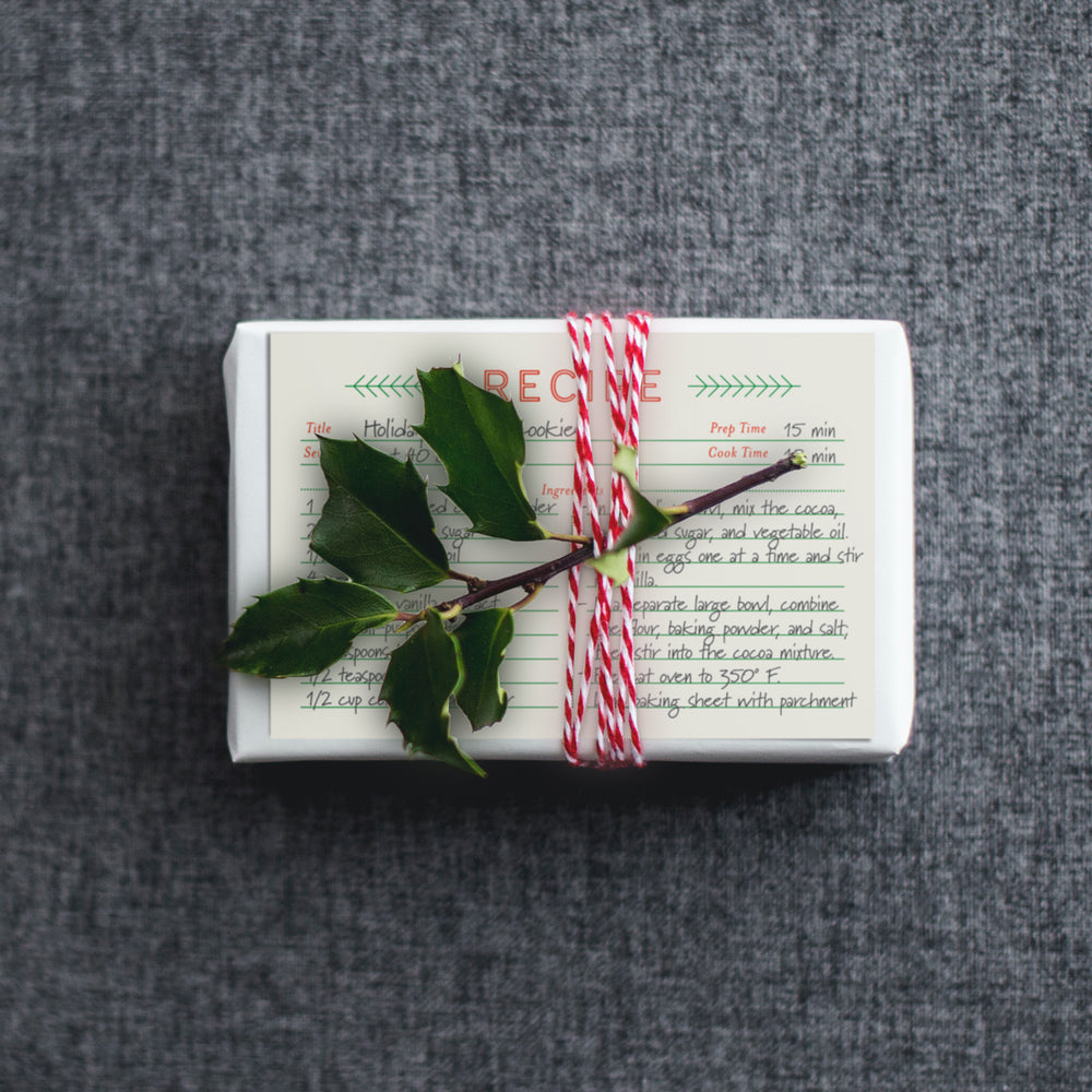 Recipe Cards (4x6") - Minimal Holiday Cards (Pack of 50)