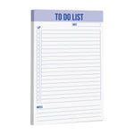 Pastel To Do List Magnetic Notepad 5.5" x 8.5" (3 Pack) Orange, Green, Blue