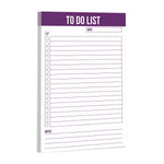 To Do List Magnetic Notepad 5.5" x 8.5" - Purple (50 Sheets)