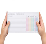 Weekly Habit Tracker Notepad (Pastel)